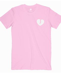 Broken Heart Pink T Shirt (Oztmu)