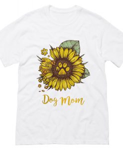 Dog Mom Sunflower T Shirt (Oztmu)