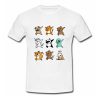 Happy Animals Dabbing T-Shirt (Oztmu)