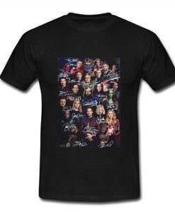 Marvel Avengers Endgame Poster Signature T-Shirt (Oztmu)