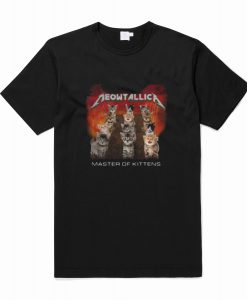 Meowtallica Master of Kittens T-Shirt (Oztmu)