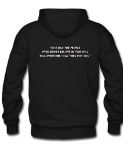 One Day the People Hoodie Back (Oztmu)