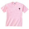 Palm tree light pink T Shirt (Oztmu)