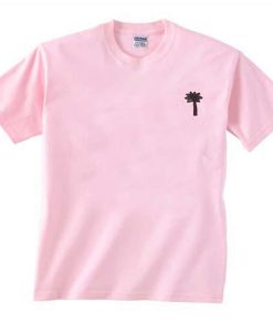 Palm tree light pink T Shirt (Oztmu)