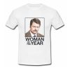 Ron Swanson Woman of the Year Parks and Recreation T-Shirt (Oztmu)