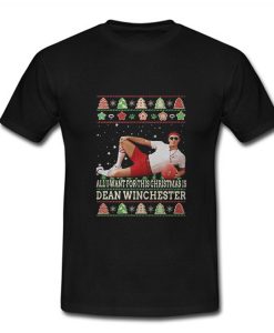 Supernatural Dean Winchester Christmas T-Shirt (Oztmu)