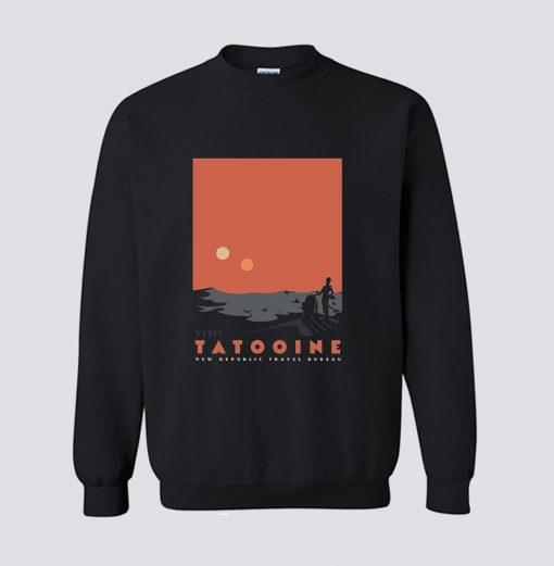 Visit Tatooine Lightweight Sweatshirt (Oztmu)