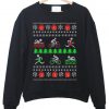 triathlon christmas sweater sweatshirt (Oztmu)