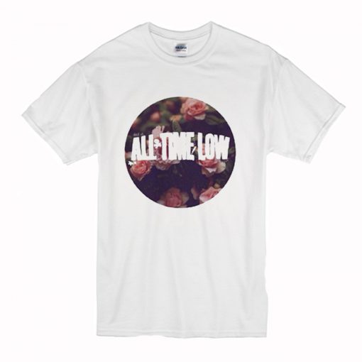 All Time Low Floral Band Merch T-Shirt (Oztmu)