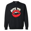 Bite Me Vampire Lips Sweatshirt (Oztmu)