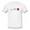 Heart Beat Custom Design T Shirt (Oztmu)