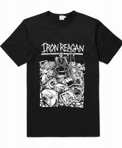 Iron Reagan Crossover Thrash Metal Punk Band T Shirt (Oztmu)