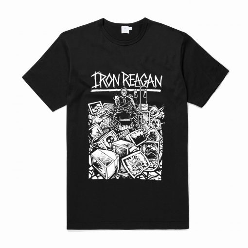 Iron Reagan Crossover Thrash Metal Punk Band T Shirt (Oztmu)