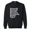 The Vampire Diaries Damon Stefan Elena Bonnie Caroline Matt & Tyler Sweatshirt (Oztmu)