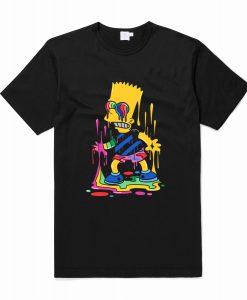 Trippy Bart Simpson T Shirt (Oztmu)