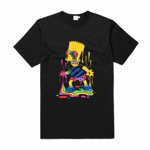 Trippy Bart Simpson T Shirt (Oztmu)