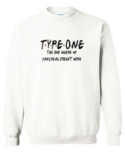 Type One Diabetes Friends Sweatshirt (Oztmu)