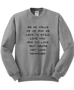 5sos fam luke hemmings sweatshirt (GPMU)