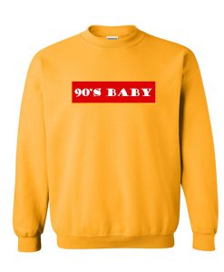 90s Baby Font Sweatshirt (Oztmu)