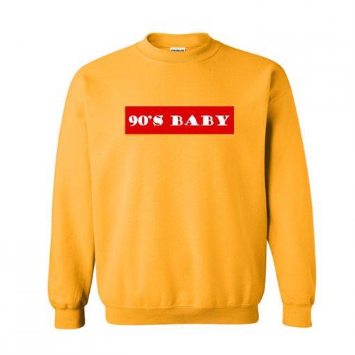 90s Baby Font Sweatshirt (Oztmu)