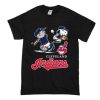 Charlie Brown Snoopy Cleveland Indians T-Shirt (Oztmu)
