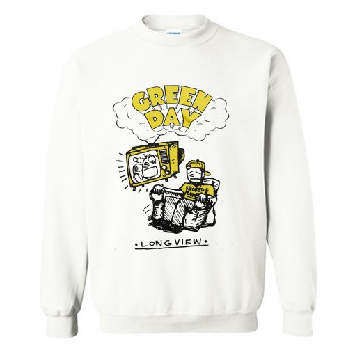 Green Day Long View Sweatshirt (Oztmu)