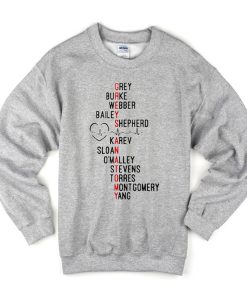 Grey Burke Webber Bailey Shepherd Sweatshirt (Oztmu)