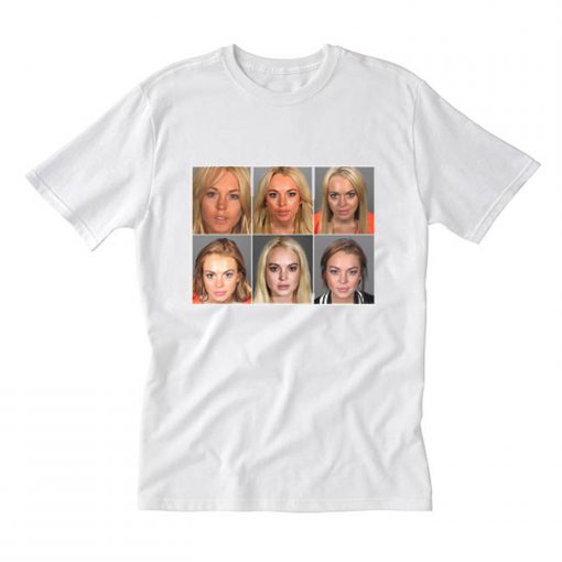 Lindsay Lohan Mugshots T Shirt (Oztmu)