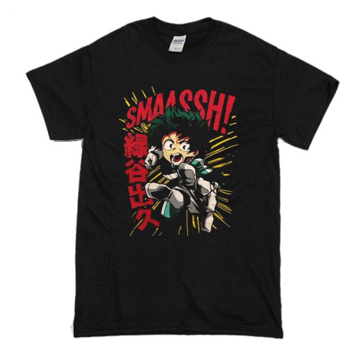 My Hero Academia Deku Smash T Shirt (Oztmu)