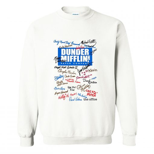 The Office Dunder Mifflin Signature Sweatshirt (Oztmu)