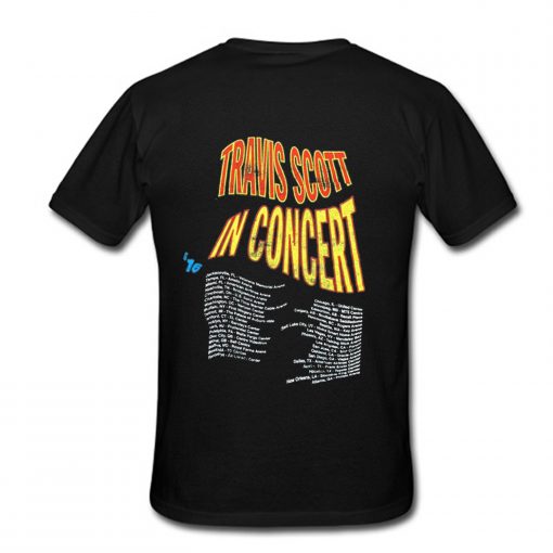 Travis Scott Rodeo Tour T-Shirt Back (Oztmu)
