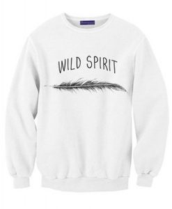 Wild Spirit Feather Sweatshirt (Oztmu)