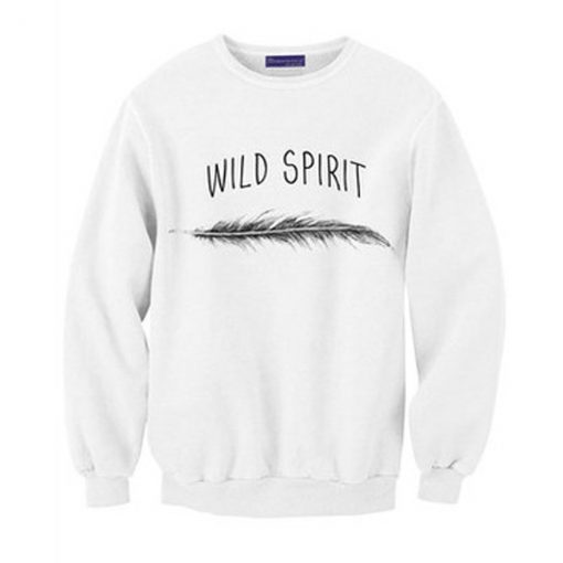 Wild Spirit Feather Sweatshirt (Oztmu)