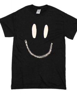 Zipper Mouth T-Shirt (Oztmu)