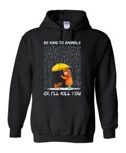Be Kind To Animals Hoodie (Oztmu)