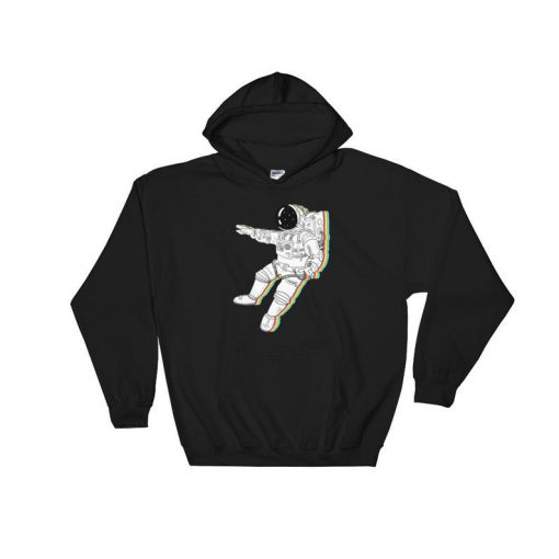 Funky Astronaut Unisex Hoodie (Oztmu)