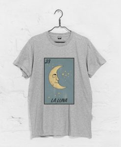 La Luna Mexican Loteria T Shirt (Oztmu)