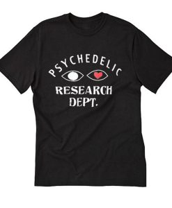 Psychedelic Research Dept T Shirt (Oztmu)