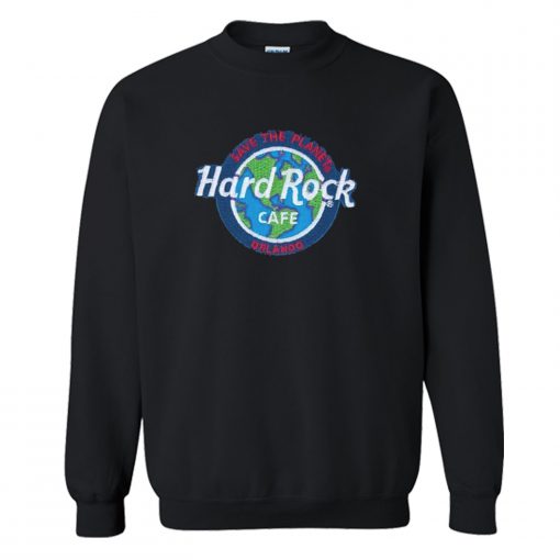 Save The Planet Hard Rock Cafe Los Angeles Sweatshirt (Oztmu)