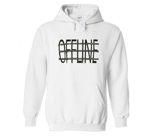 White Offline Hoodie (Oztmu)