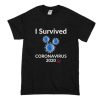 I Survived Corona Virus 2020 T-Shirt Black (Oztmu)