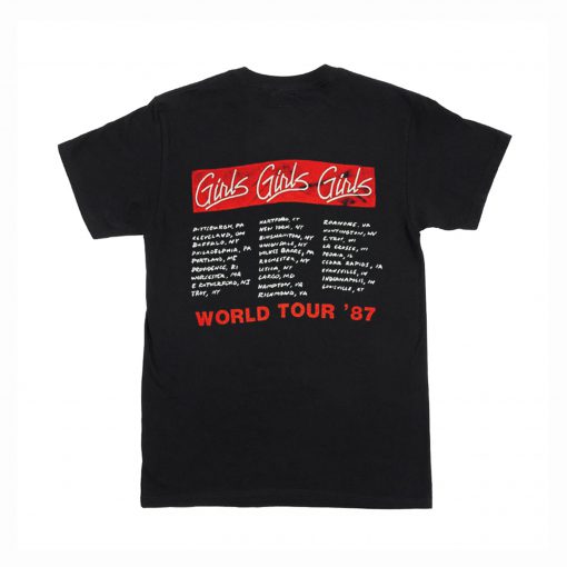 Vintage Motley Crue Bad Boys T-Shirt Back (Oztmu)