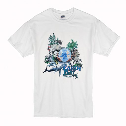 1990 Earth Day National Wildlife T-Shirt (Oztmu)
