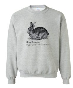 Booplesnoot Cute Funny Bunny Rabbit Lover Sweatshirt (Oztmu)