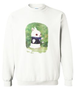 Cute Bunny Graphic Sweatshirt (Oztmu)