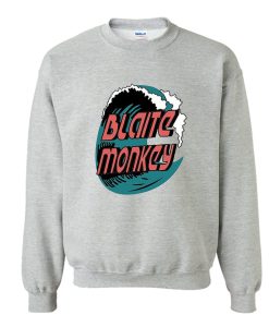 Japanese Harajuku Blaite Monkey Sweatshirt (Oztmu)