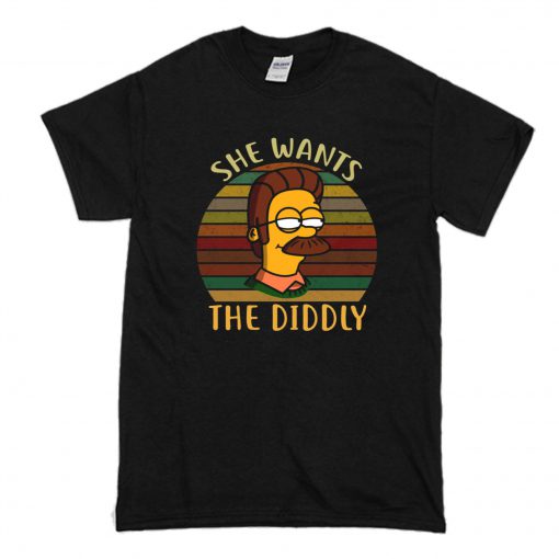 Simpsons She wants the Diddly T Shirt (Oztmu)