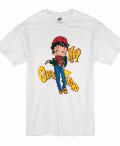 Betty Boop Hey Girl Friend T Shirt (Oztmu)