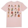 Dog Limited Rappers With Puppies Pink T Shirt Back (Oztmu)