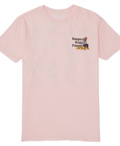 Dog Limited Rappers With Puppies Pink T Shirt (Oztmu)